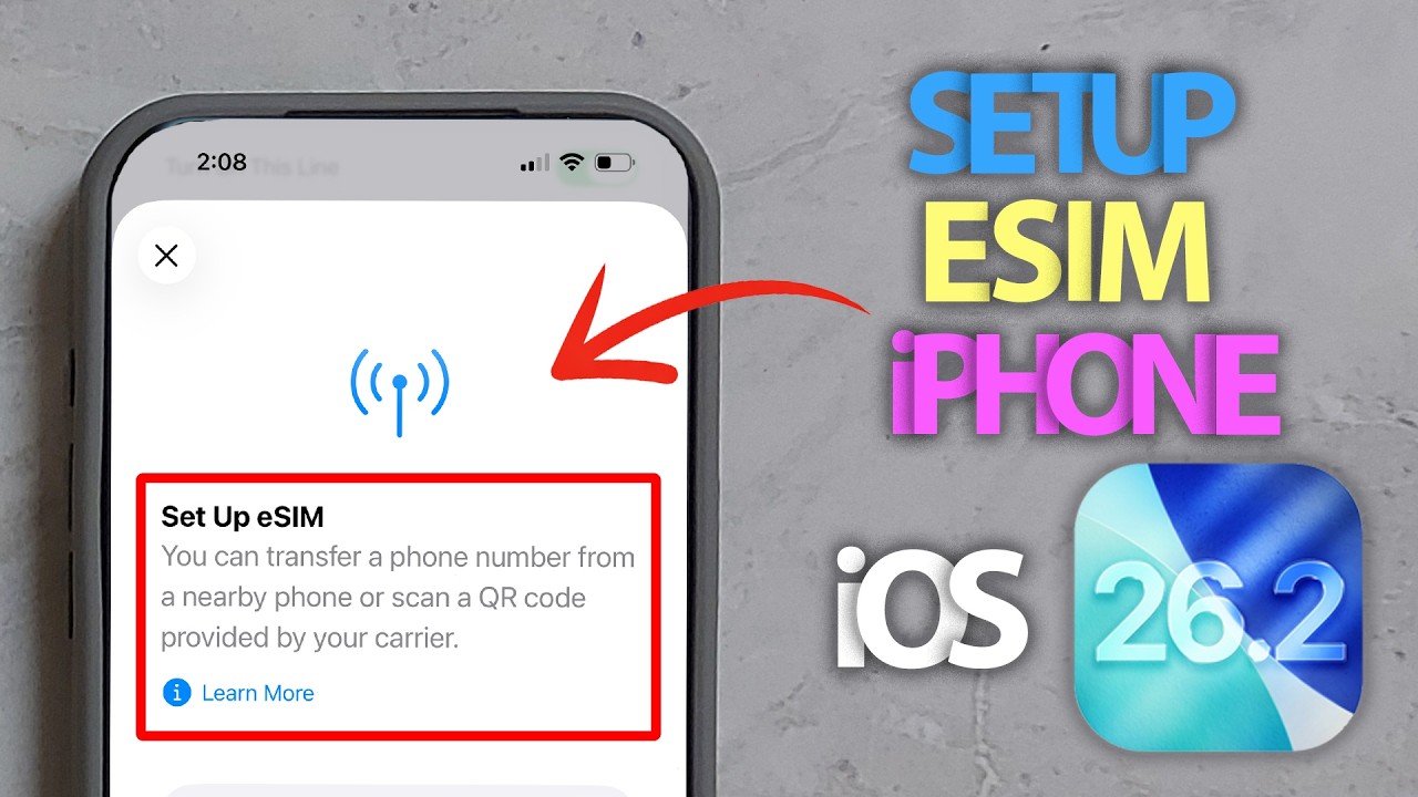 Setup eSIM on Your iPhone 17 Pro Max | QR Code Method