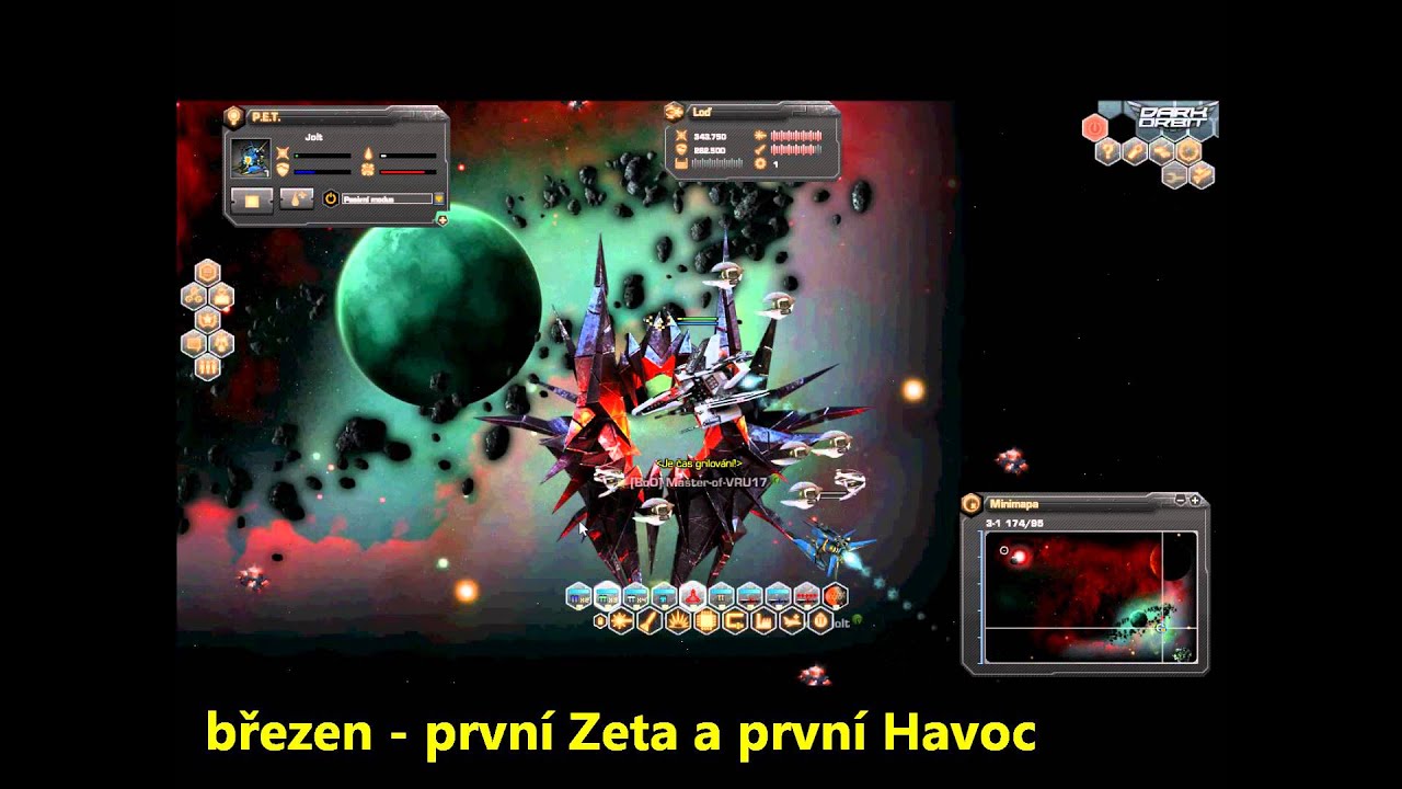 DarkOrbit CZ2 , Master-of-VRU17 - Jak &scaron;el čas na DarkOrbitu, 1.d&iacute;l