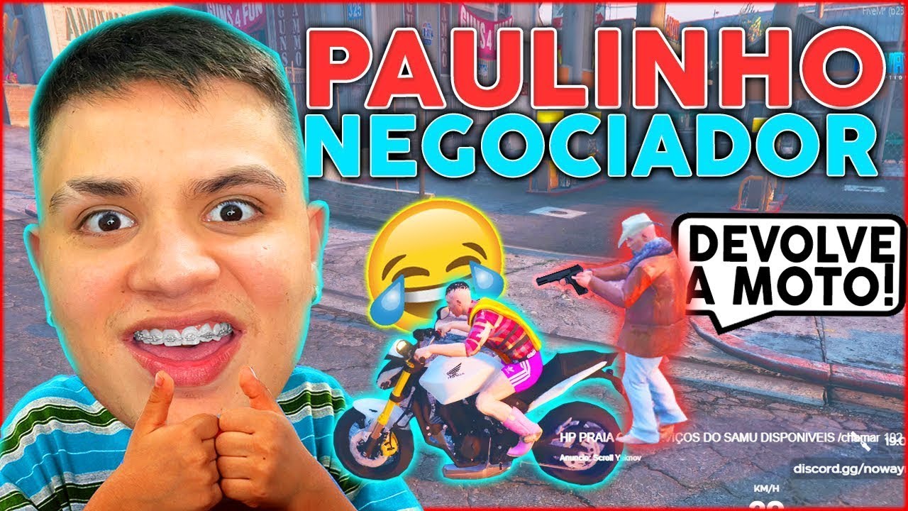 FINGI SER MECÂNICO E ROUBEl no GTA RP 😂 (Paulinho o LOKO)