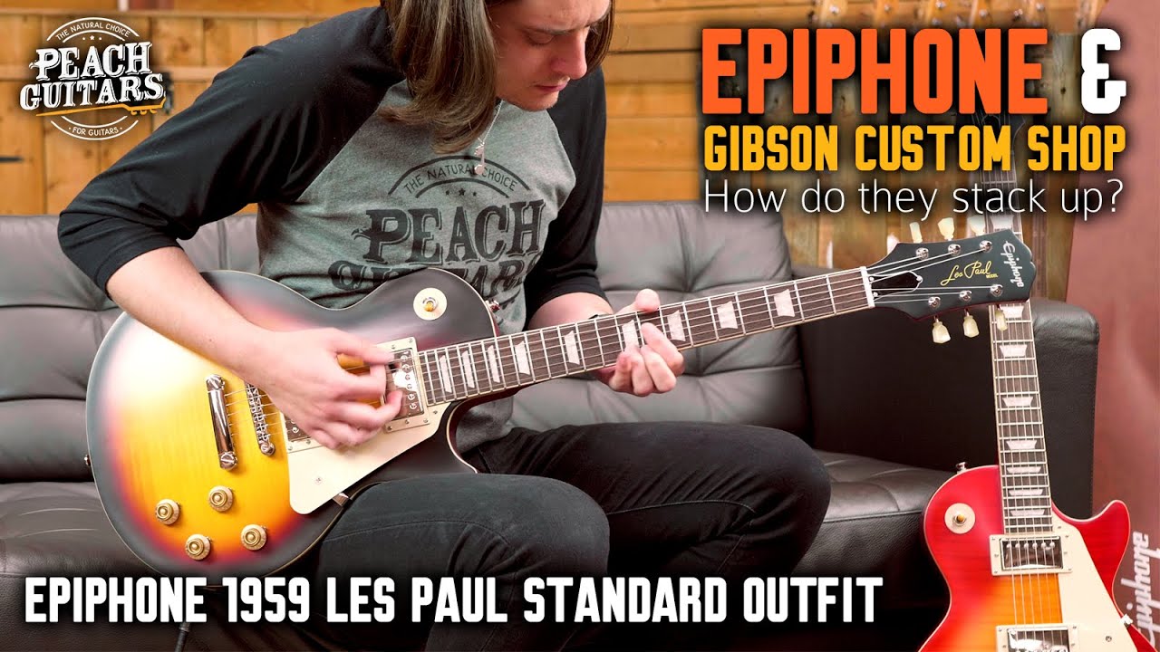 Возвращаемся к комплекту Les Paul 1959 года от Epiphone — как он соотносится с Gibson?