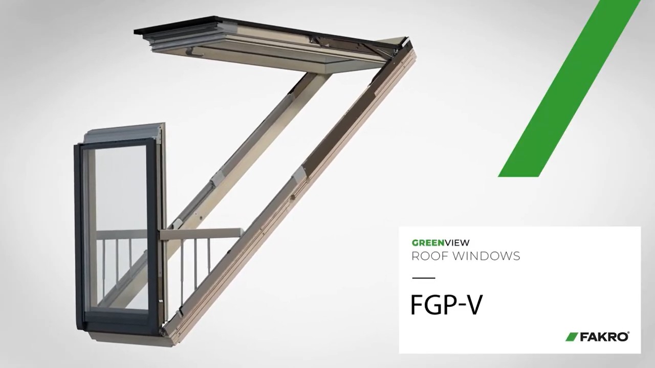 Вікно балкон Fakro FGP V Installation Roof Windows #fakro #roofwindows