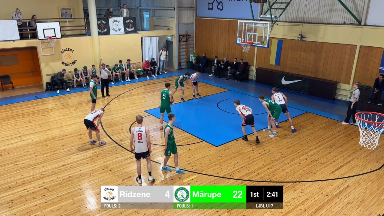 LJBL U17 Rīdzene : Mārupe