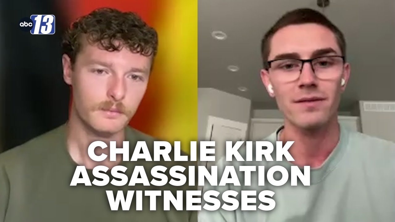 INTERVIEWS: Eyewitnesses recount assassination of Charlie Kirk
