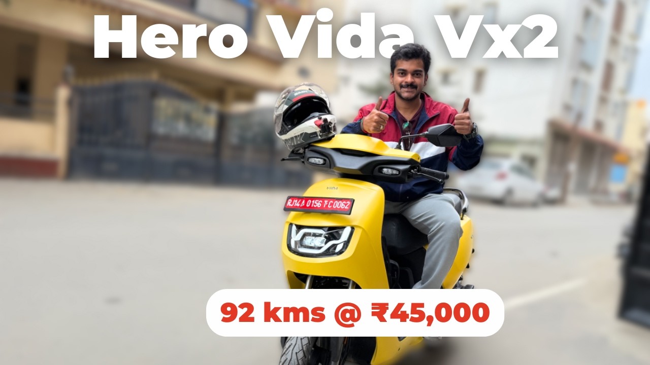 Hero Vida Vx2 Go: ₹45,000 | Fixed EVERYTHING? 92 kms range claim
