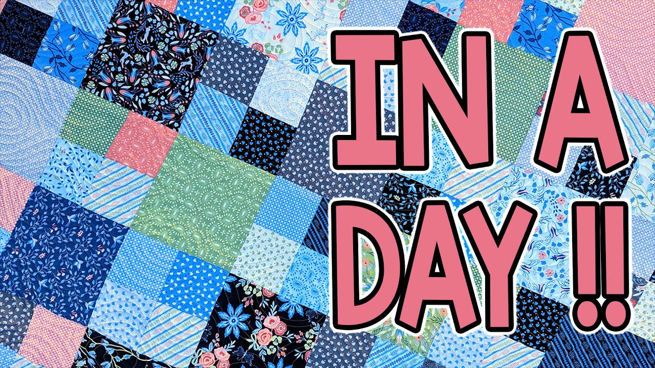 In A Day Quilt Pattern! | Snippet Four Patch | FREE |