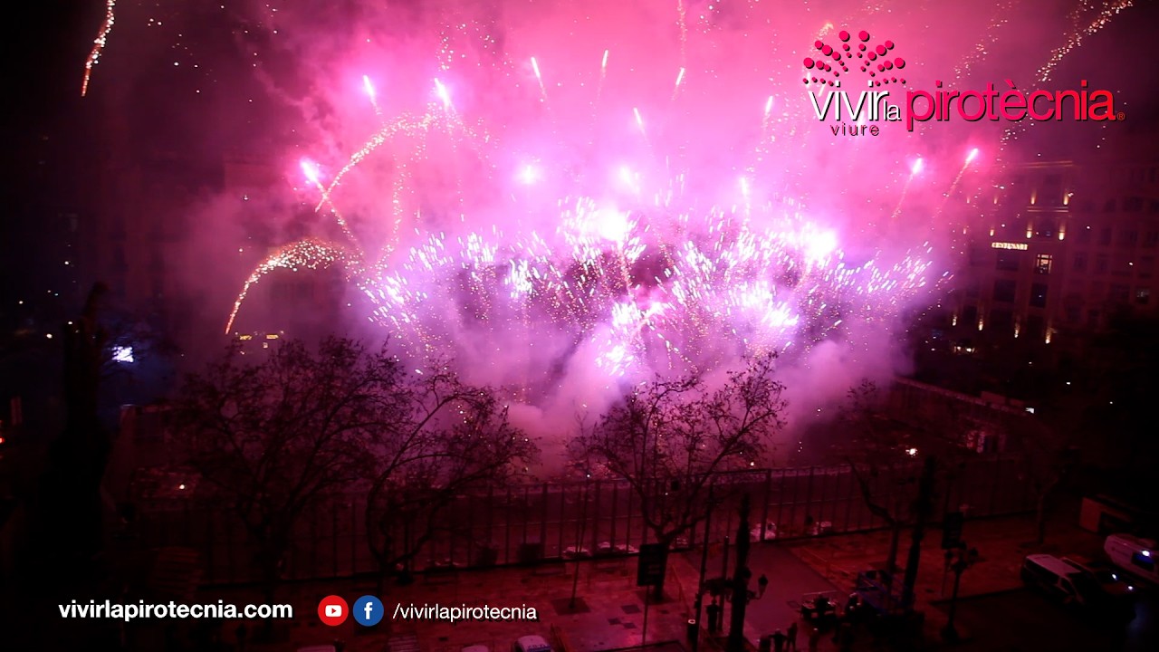 Fallas Valencia 2026, Castillo Fuegos Artificiales, 6 de Marzo 2026, Pirotecnia Pibierzo