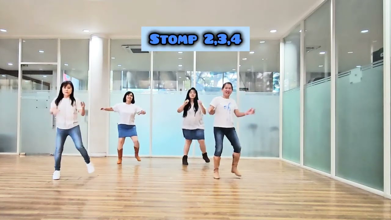 Stomp 2,3,4 - Improver Line Dance // Choreo by Rob Fowler (ES)