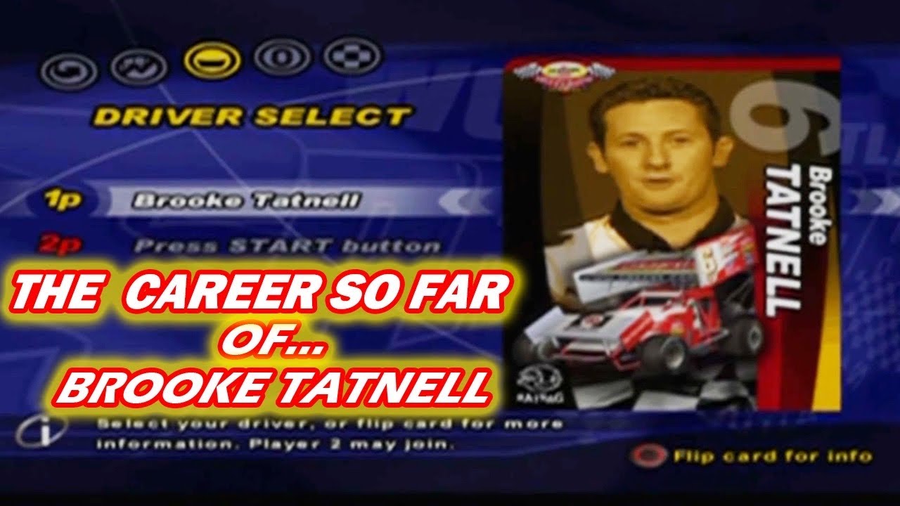 The Career So Far of Brooke Tatnell // 2002 World of Outlaws Video Game