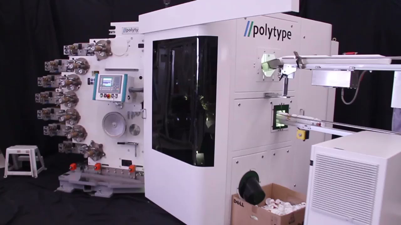 POLYTYPE : BDM 482 Cup Printing Machine