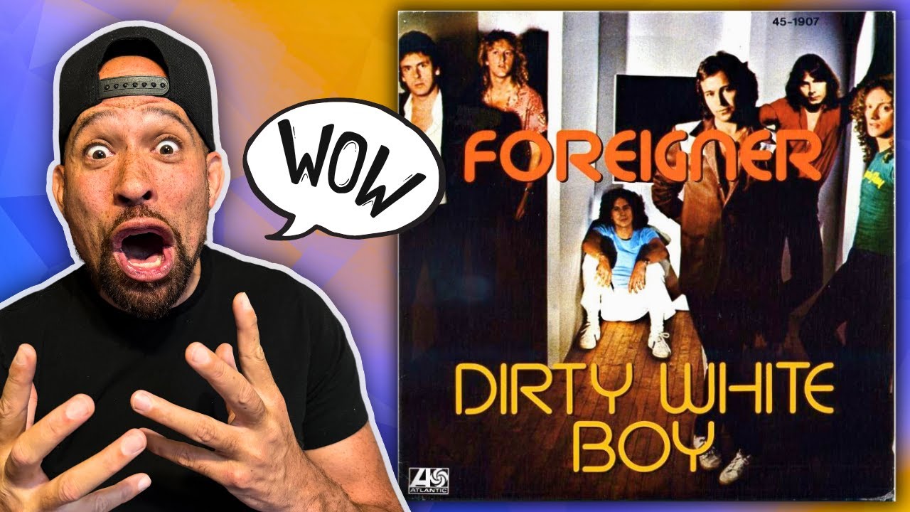 Rapper FIRST time REACTION to Foreigner - Dirty White Boy! This is INSANE lmao...