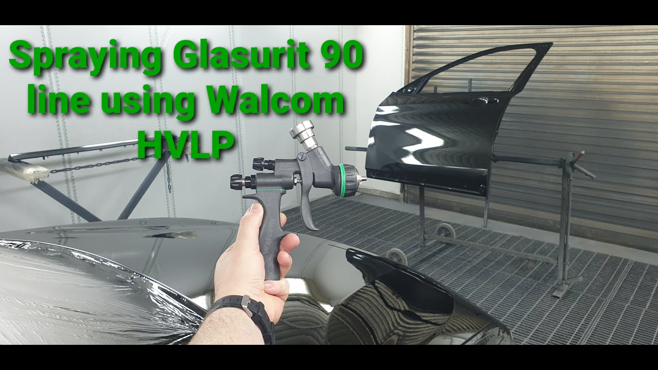 Paint Spraying wet on wet primer + Walcom hvlp