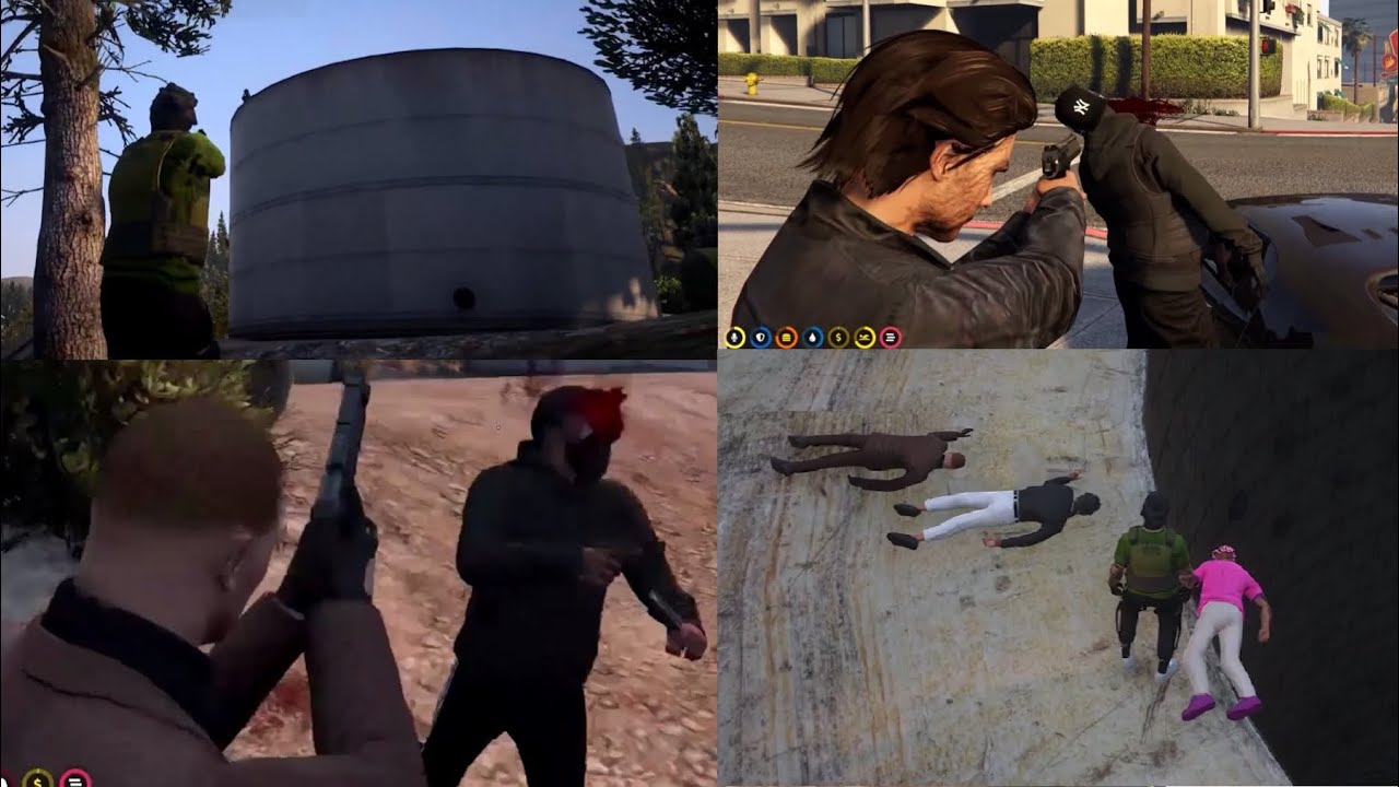 Mandem x GG Save Ved from Lang's Crew and Dump them all in the Pit (Multiple POVs) | GTA RP NoPixel