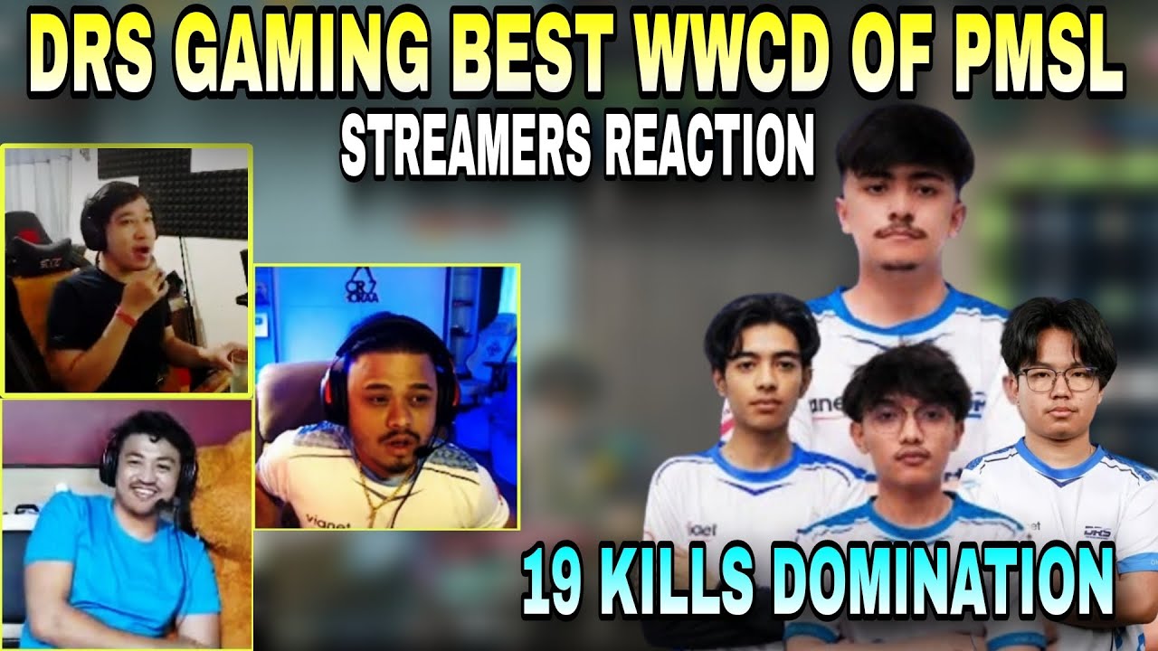 DRS Gaming 19 Kills Dominating Chicken Dinner at PMSL CSA | Streamers Reaction 🔥 | Clash with kvn