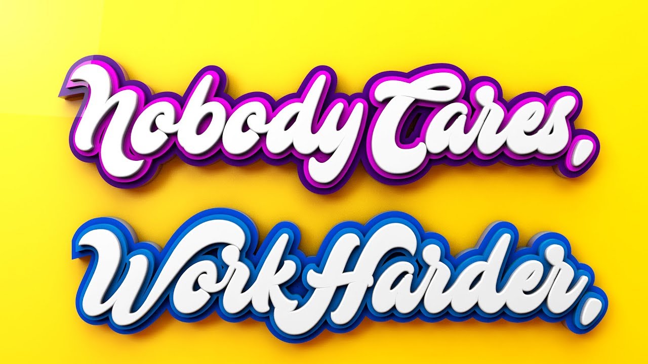 How To Create Fancy 3D Text in Cinema 4D Using Illustrator