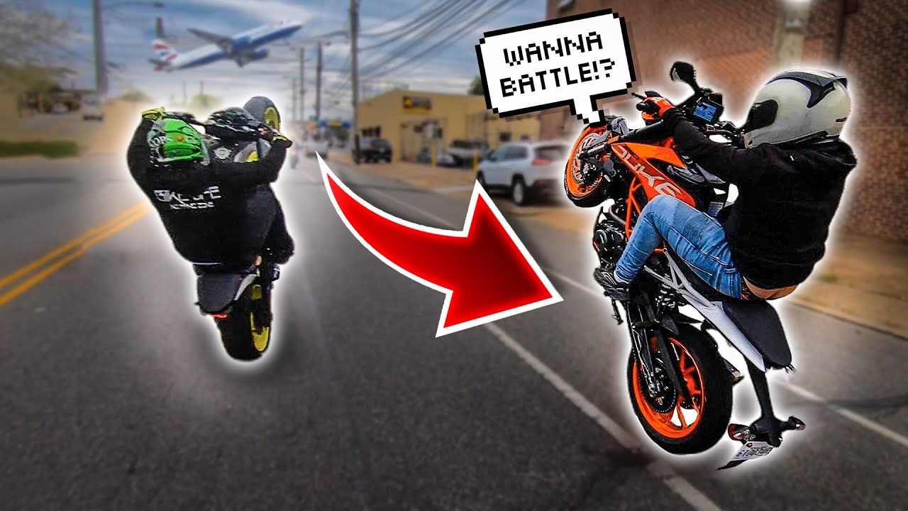 LITTLE BROTHER WHEELIES HIS KTM 390 FOR THE FIRST TIME ! | BRAAP VLOGS