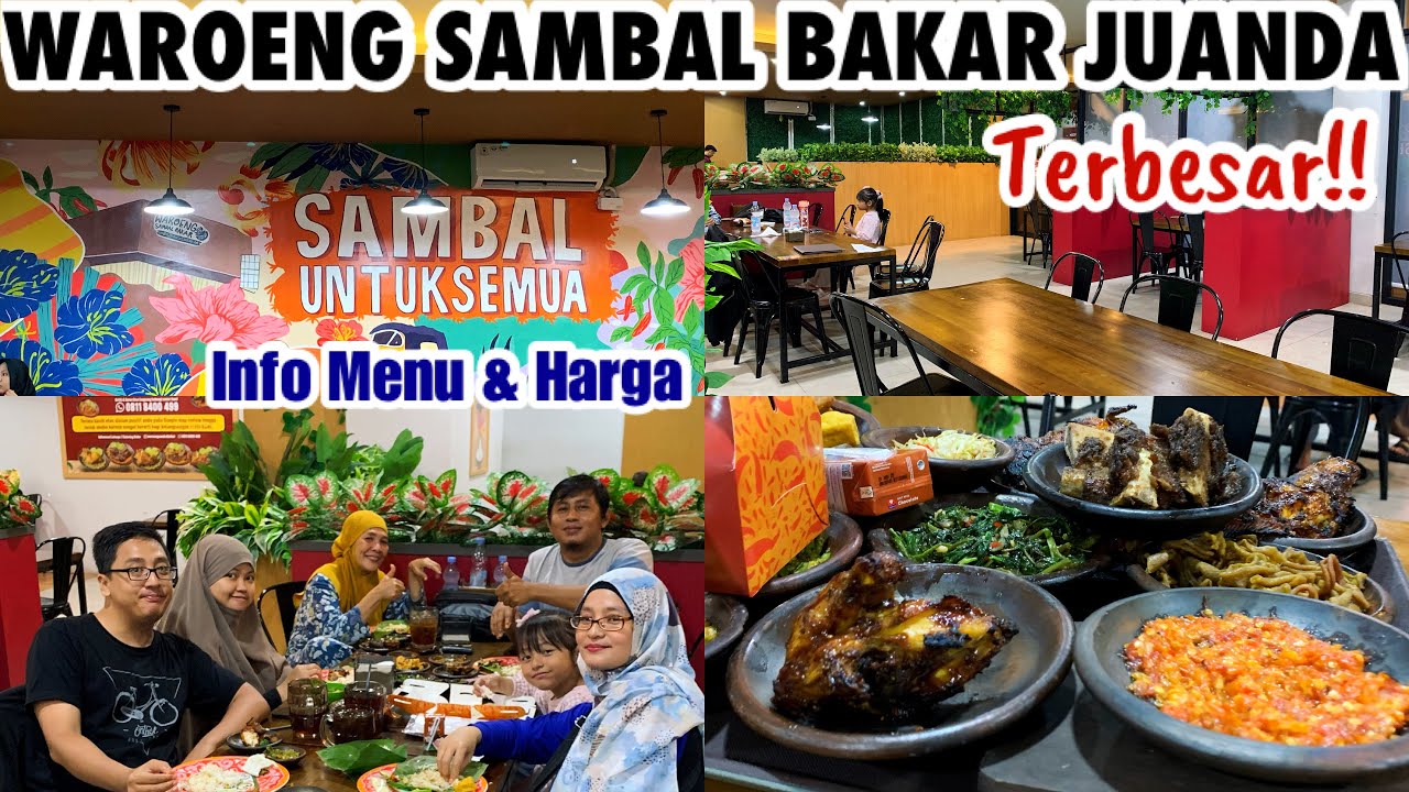 TERBESAR!! WAROENG SAMBAL BAKAR JUANDA BEKASI ||HARGA RAMAH DI KANTONG