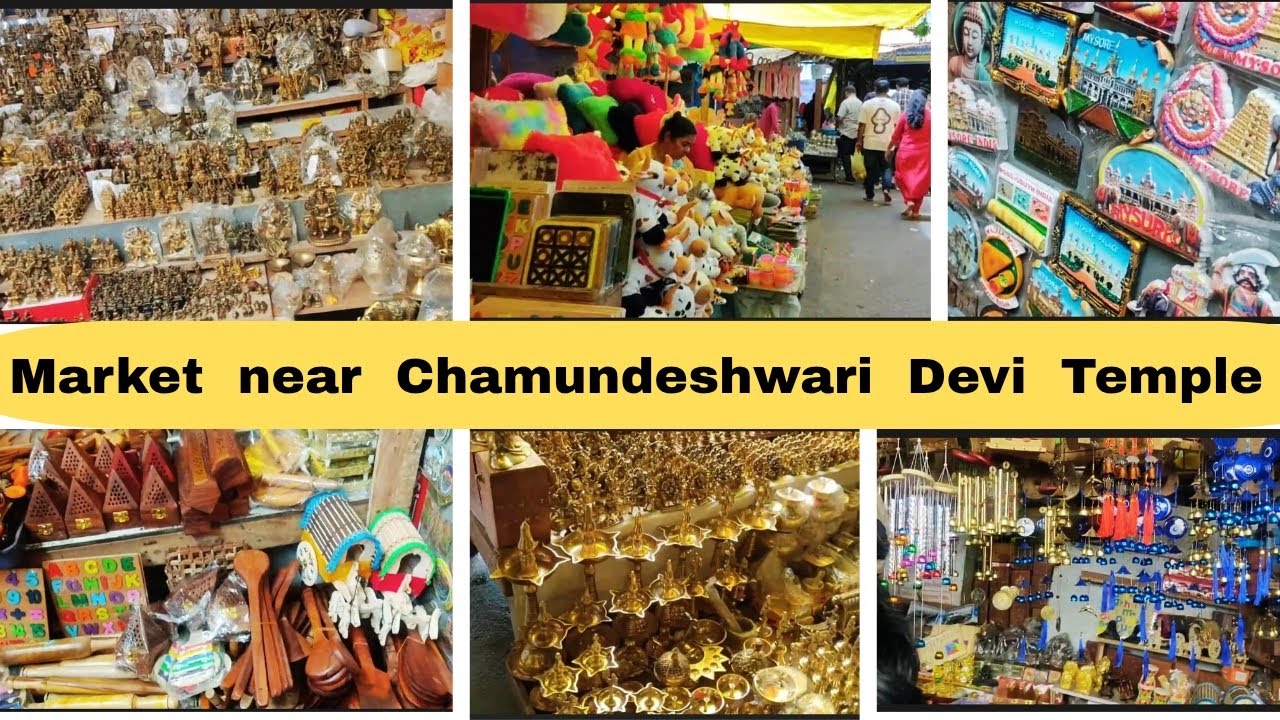 Shops Near Chamundeshwari Devi Temple/ Market Near Chamundeshwari Temple/Chamundi Hills Temple