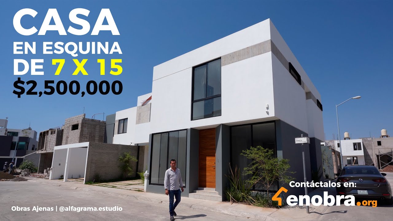 CASA en ESQUINA de $2,500,000, Espacios bien APROVECHADOS | Obras Ajenas | @alfagrama.estudio
