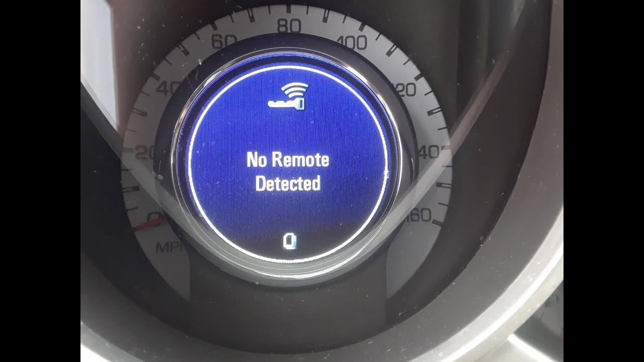 Решение для Cadillac SRX «Пульт дистанционного управления не обнаружен»