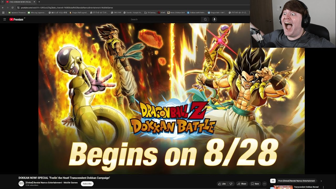 (Dokkan Battle) LIVE REACTION TO LR GOLDEN FRIEZA + GOGETA REVEAL AND EZA AGL GOLDEN FRIEZA!