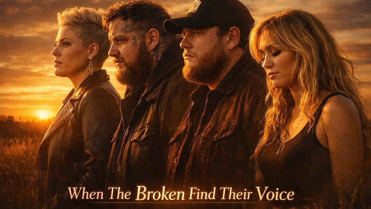When The Broken Find Their Voice – P!nk ft. Jelly Roll, Luke Combs & Miley Cyrus (2026 Music Video)