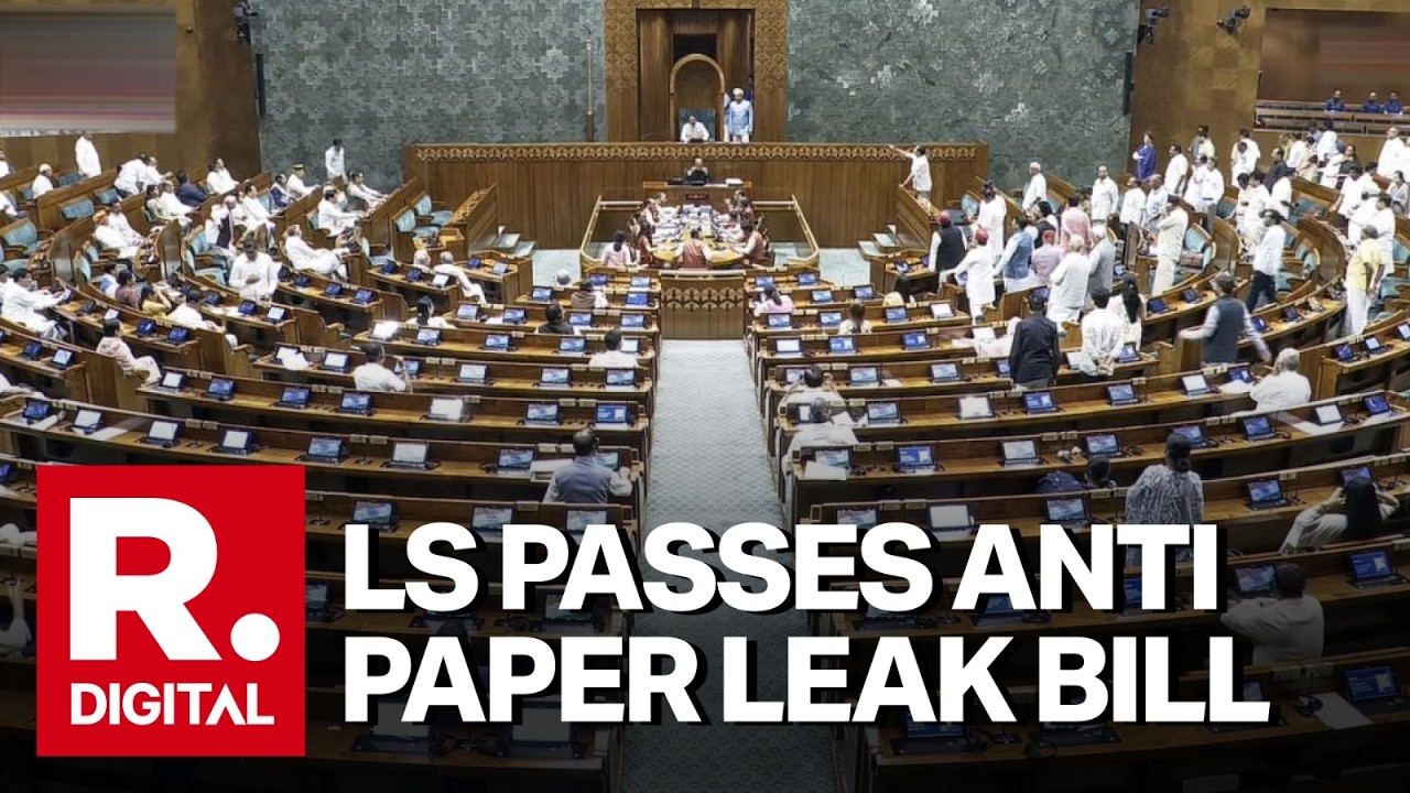 Lok Sabha Passes Anti-Paper Leak Bill Amid Chaos From Opposition