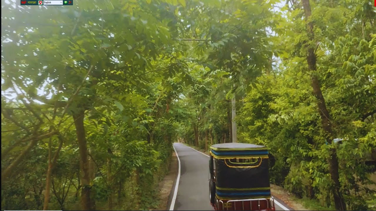 What a nice village road in Bangladesh! Pirojpur