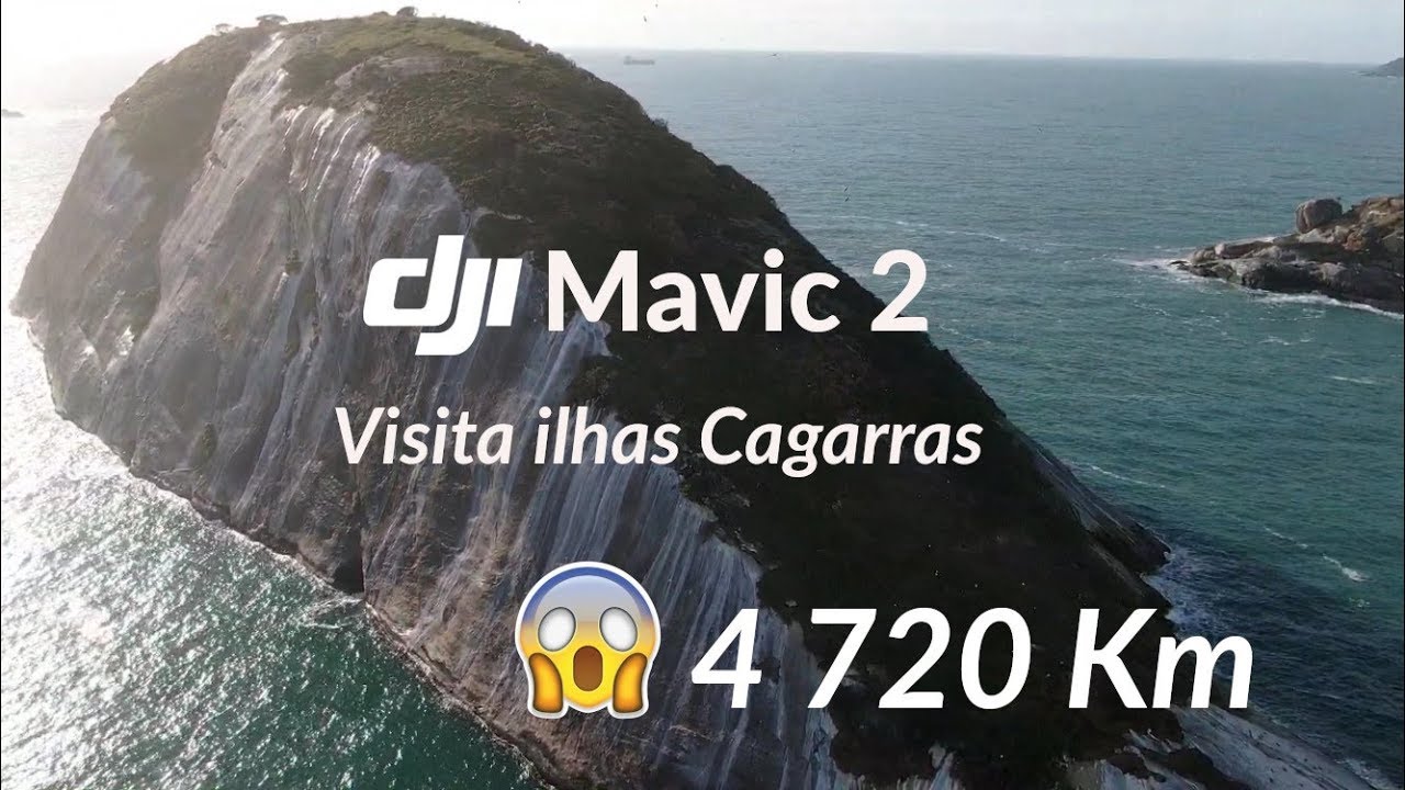 Drone DJI Mavic 2  visita Ilhas Cagarras no Rio de Janeiro