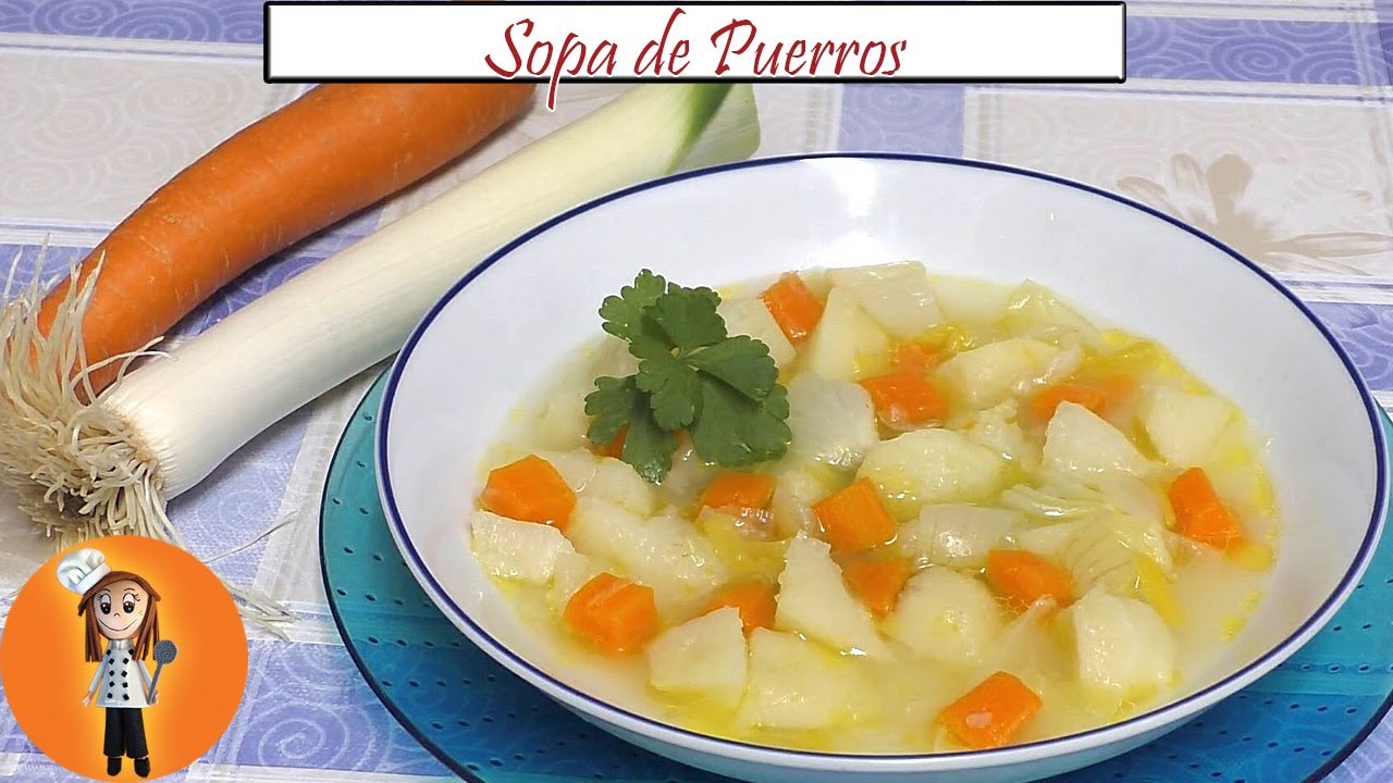 Sopa de Puerros | Receta de Cocina en Familia