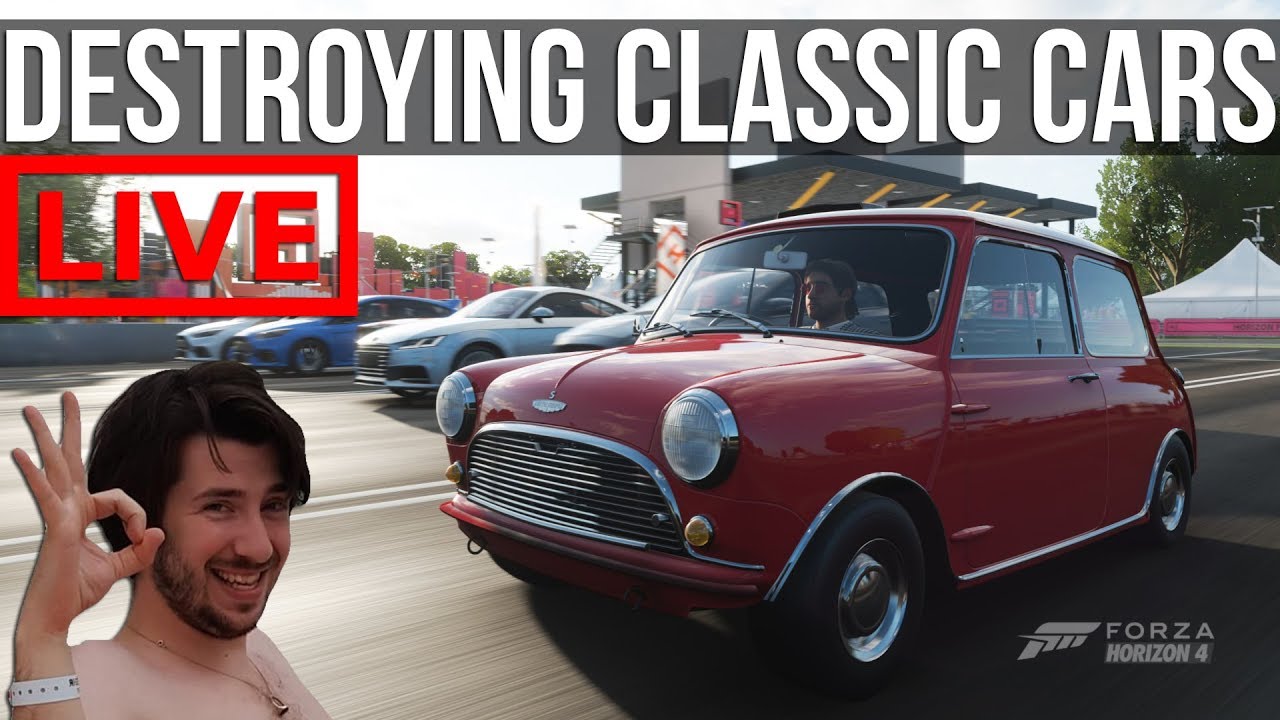 Destroying Classic Cars In Forza Horizon 4