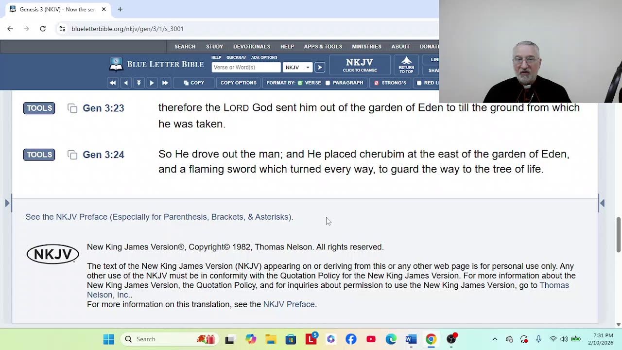 Bishop's Bible Study - Old Testament Survey #3
