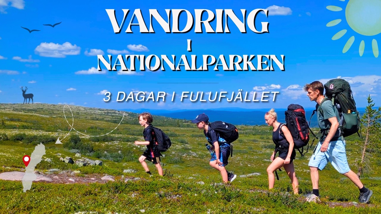 Vandring i Nationalparken - Tre Dagar i Fulufjället