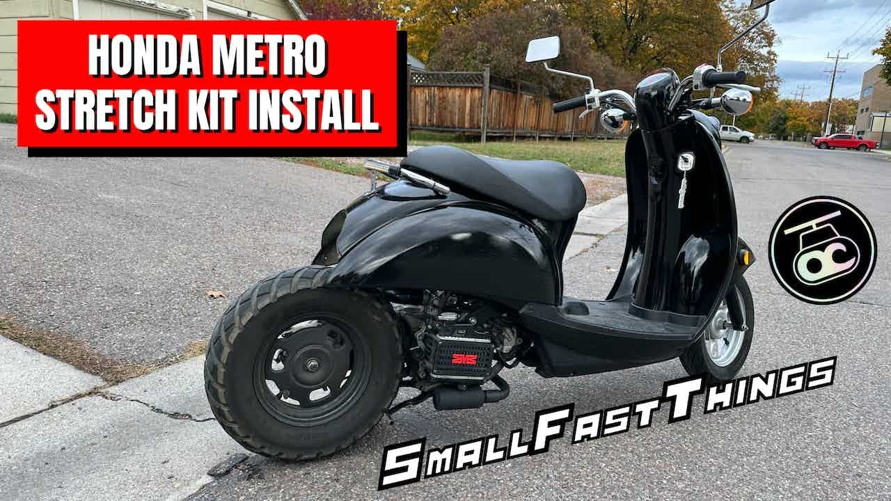 Honda Metropolitan - Small Fast Things Stretch Kit Install