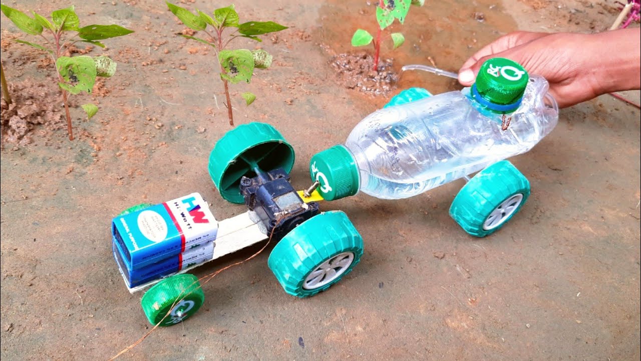 How to make tractor water tanker machine science project