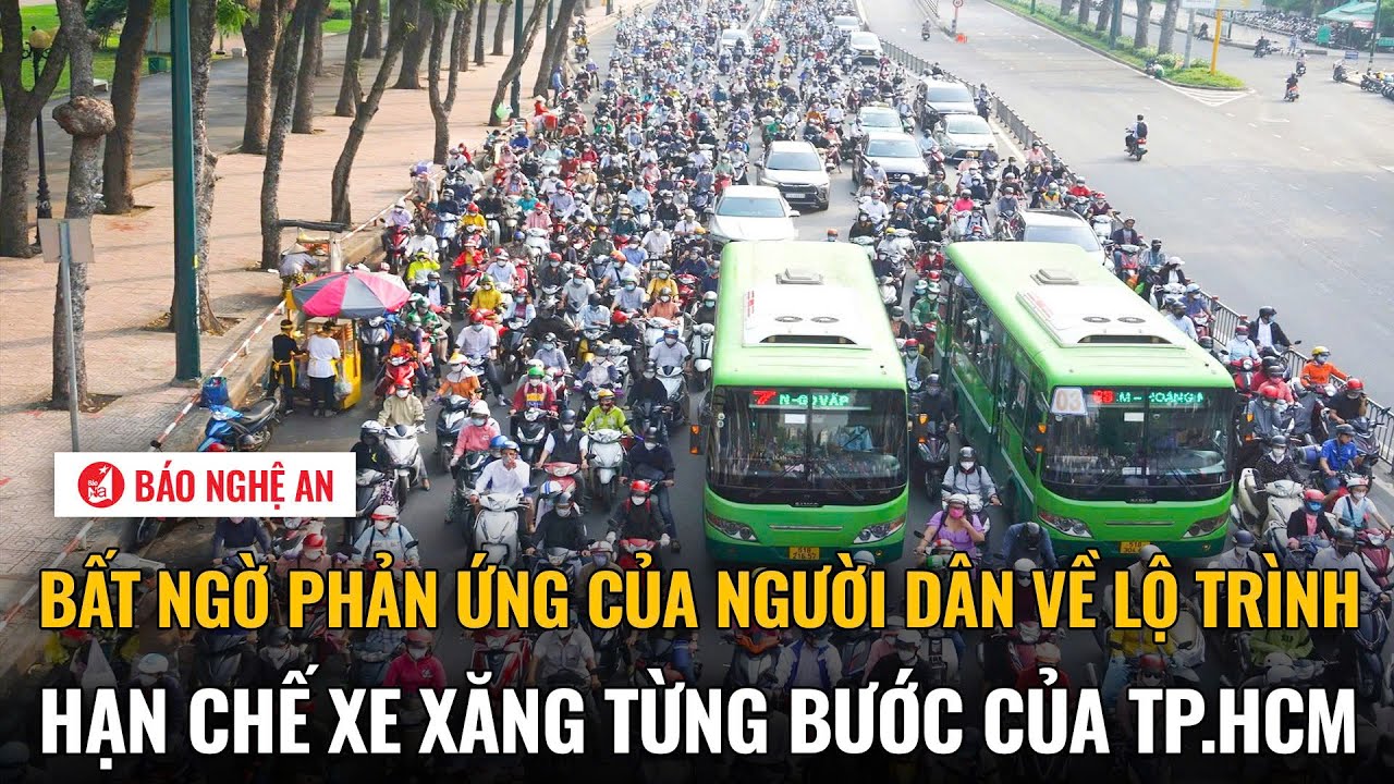 Bất ngờ phản ứng của người dân về lộ trình hạn chế xe xăng từng bước của TP.HCM