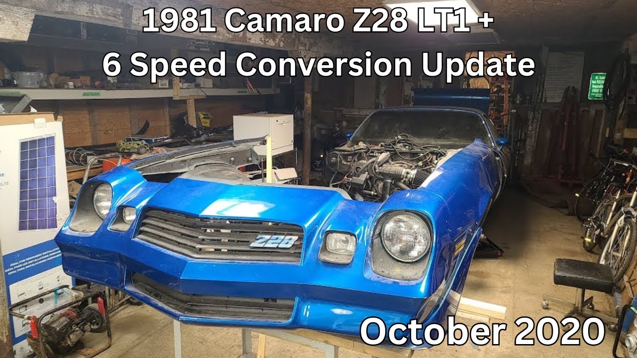 1981 Chevrolet Camaro Z28 LT1 / 6 speed conversion progress