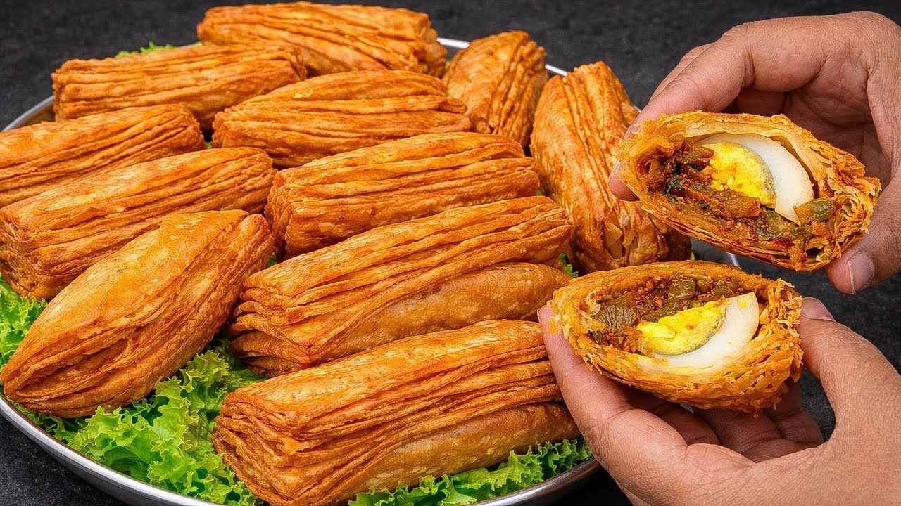 😱Ramzan Special Crispy & Layered Egg Puff for Iftar | Iftar Recipe | Bakery Style Egg Puff for Iftar
