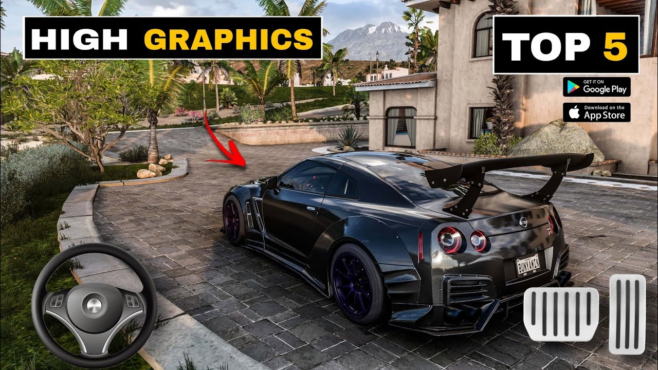 Top 5 REALISTIC Car Games Like Forza Horizon | HIGH GRAPHICS