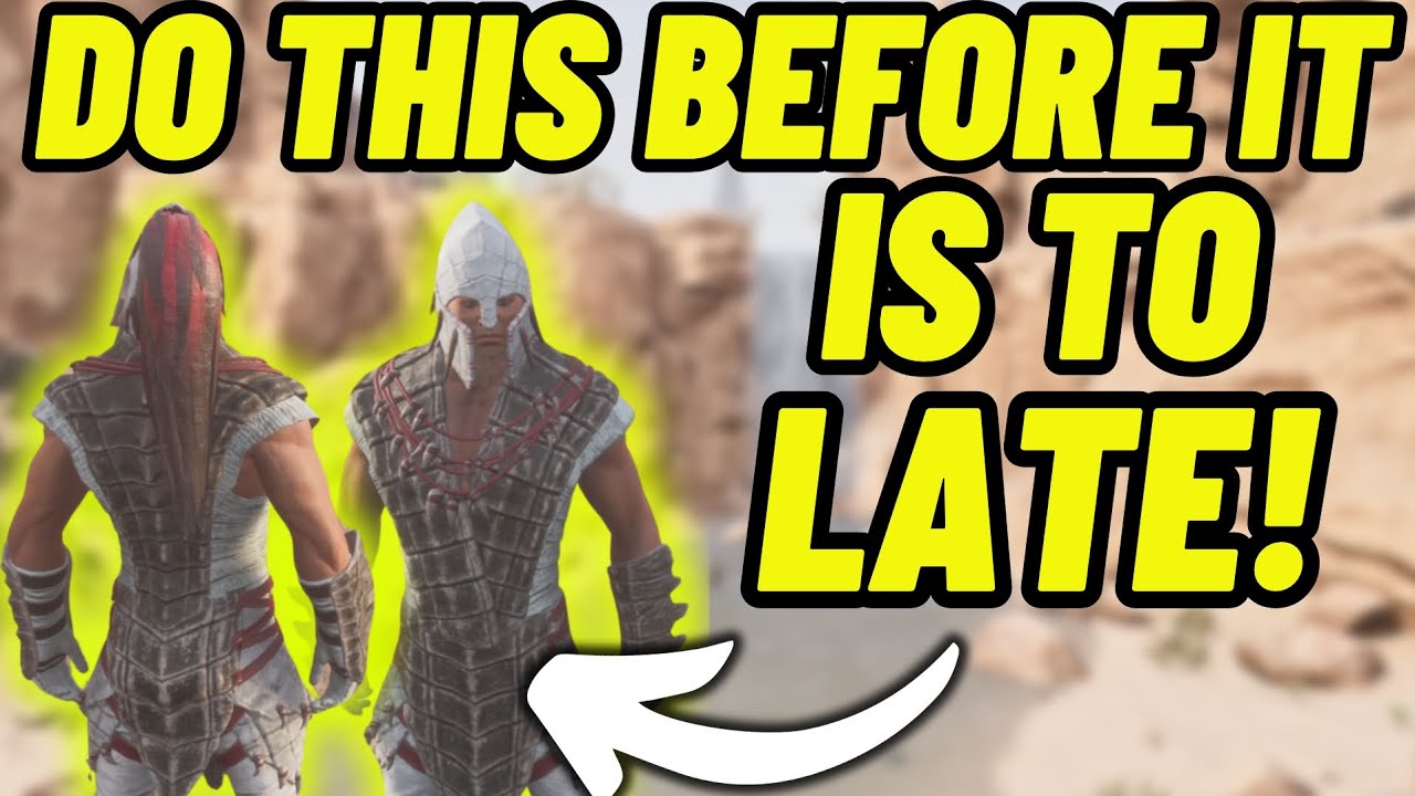 Unlimited amounts of full durability SOBEK armor! Do this before it gets patched! Conan Exiles