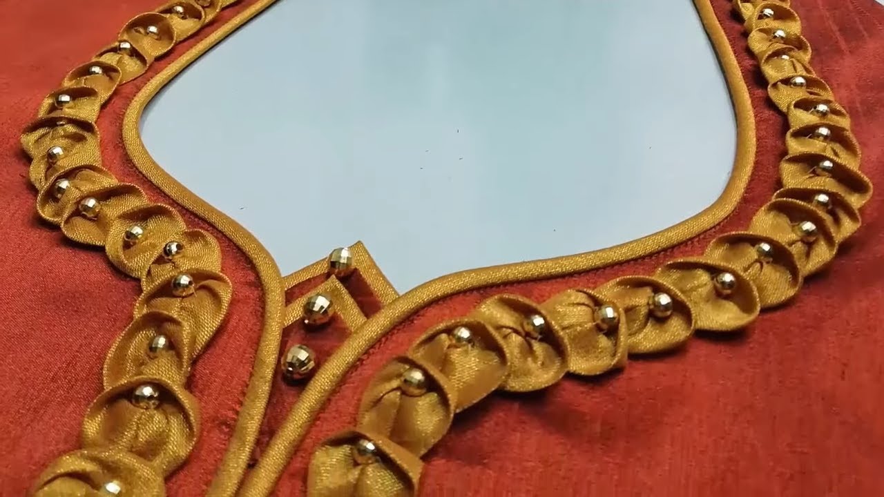 stitching of a beautiful back neck design of blouse step by step | fashion designing