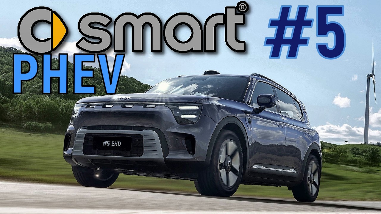 Новый гибрид за $23 900 от Mercedes и Geely! Чем удивит Smart #5 EHD?