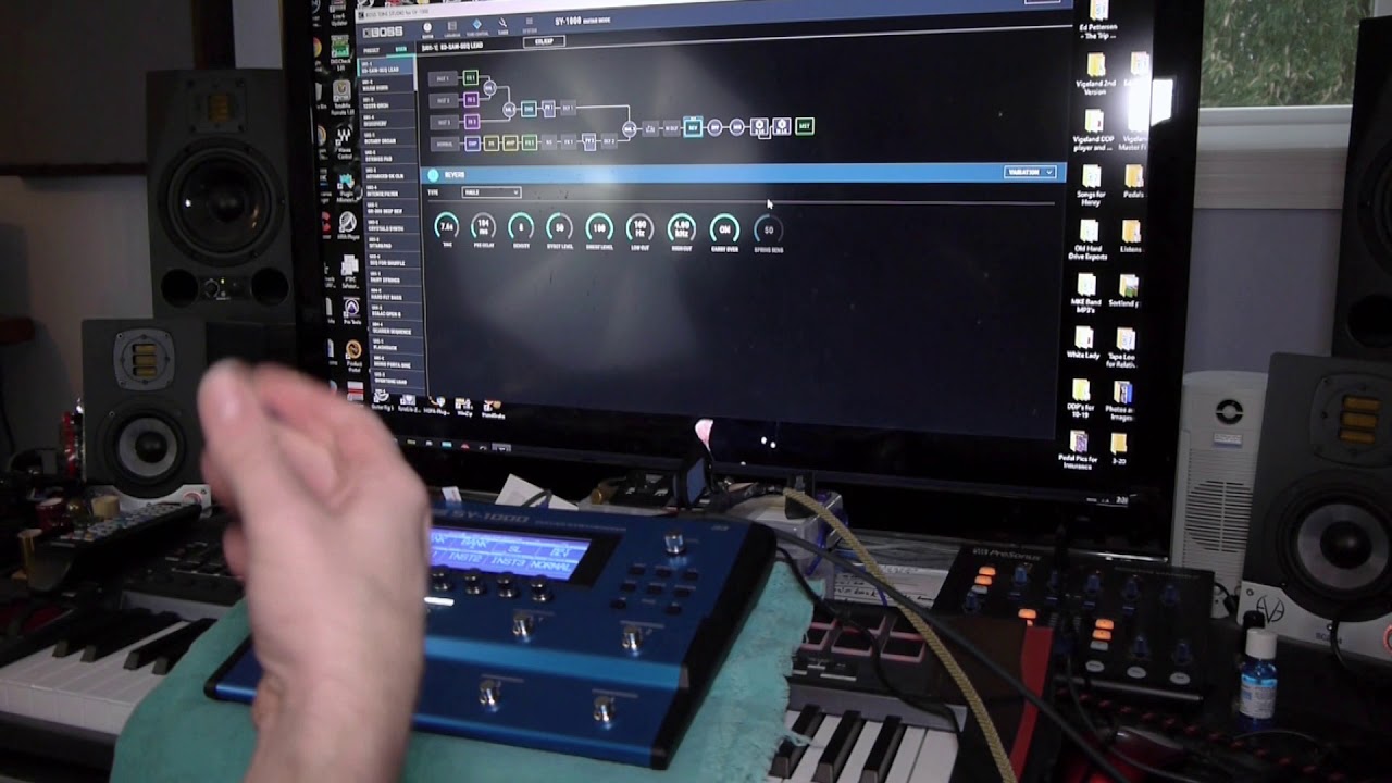 Quick run through with the new Boss SY-1000
