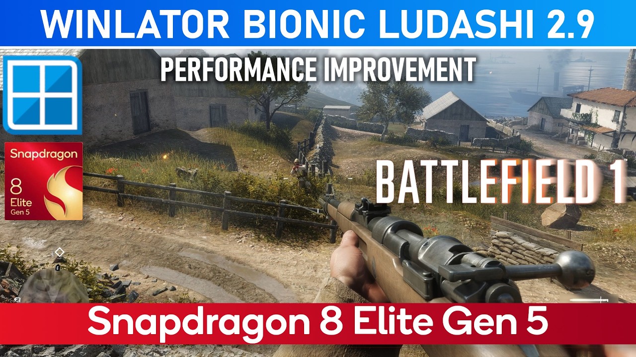 BATTLEFIELD 1 Snapdragon 8 Elite Gen 5 NEW WINLATOR BIONIC LUDASHI v2.9