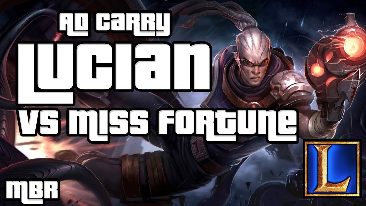 Lucian Vs Miss Fortune AD Carry - Season 4 League of Legends Gameplay - HD
