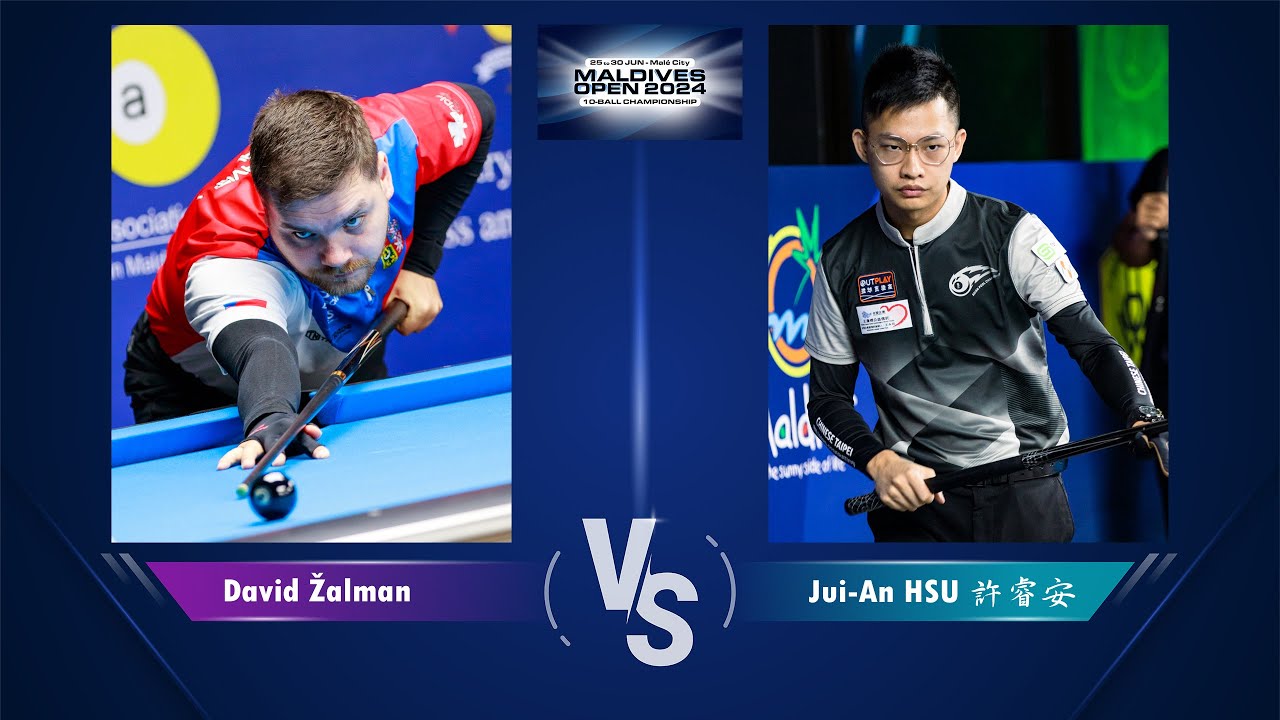 David Žalman vs Jui-An HSU 許睿安｜2024 Maldives Open 10-Ball Championship 馬爾地夫公開賽