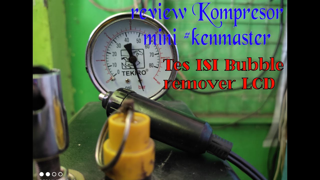 review Kompresor mini untuk isi buble remover LCD joss 90psi