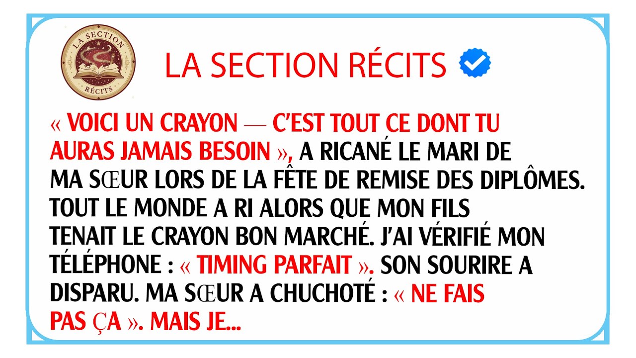 Il offre un simple crayon pour humilier mon fils, je réponds en refusant son prêt de 60 millions !