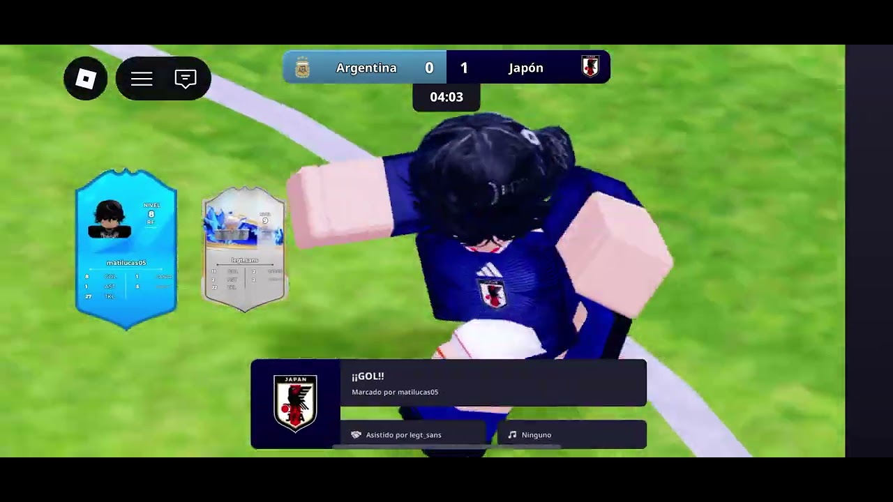 ARGENTINA VS JAPON(ARG 0 - 3 JAPON)