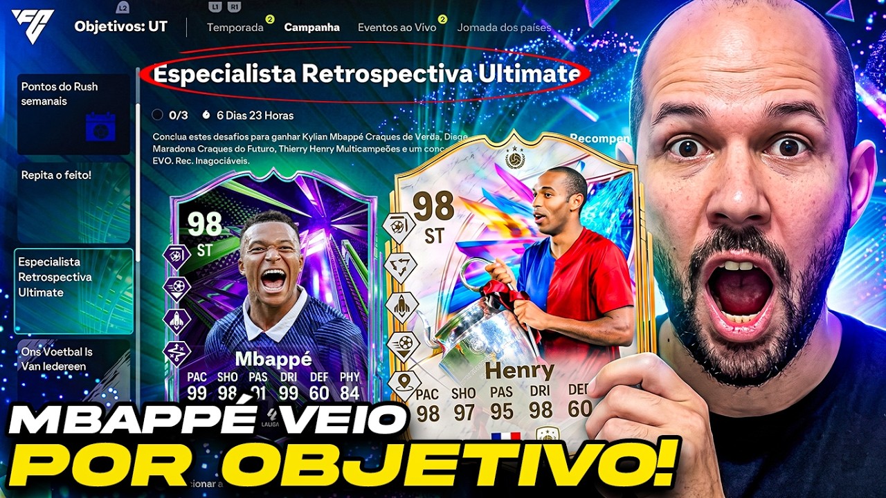 FC 26 | MBAPP&Eacute; 98 GR&Aacute;TIS POR OBJETIVO💥VEJA COMO CONSEGUIR