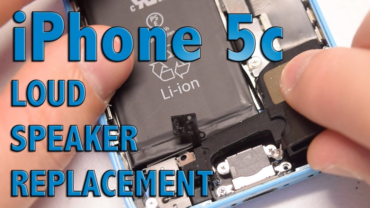 iPhone 5c loud speaker replacement